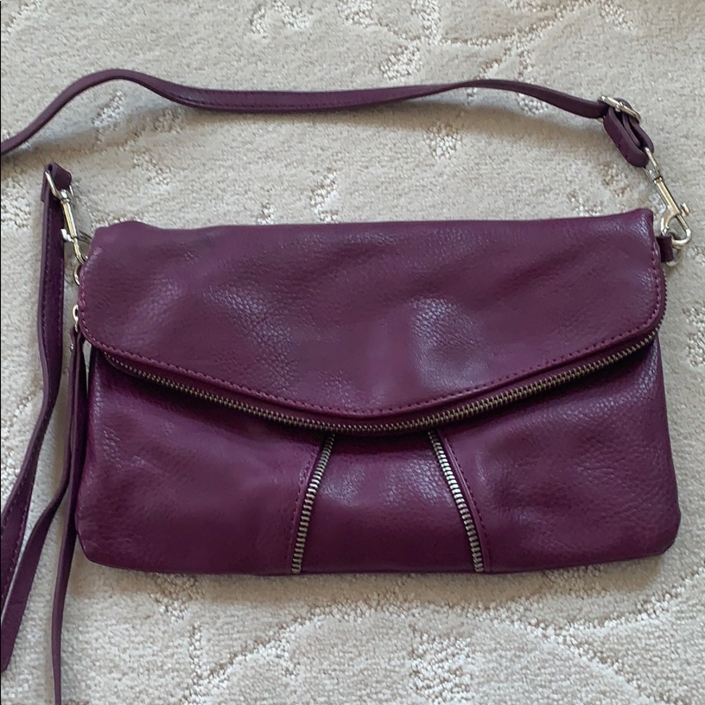 Plum crossbody bag